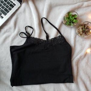 Rue21 Black Lace Trim Cami